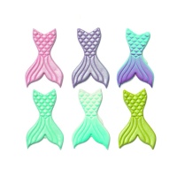 Figuras de azúcar de colas de Sirena - Decora - 6 unidades