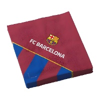 Servilletas de FC Barcelona blaugrana - 12 unidades