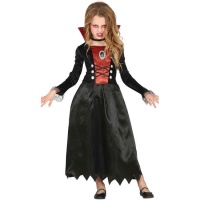 Disfraz de vampiro oscuro para niña