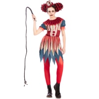 Disfraz de payaso vintage para mujer