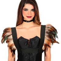 Chaleco de plumas para adulto