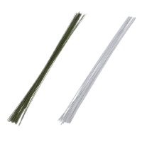 Alambres para flores calibre 26 - 20 unidades - 36 cm - Pastkolor