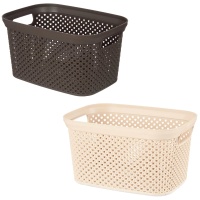 Organizador de baño de 23 x 16 x 12,5 cm con asas - 1 unidades