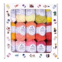 Pack de 30 ovillos Happy Cotton de 20 gr - DMC