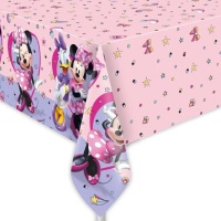 Mantel de Minnie y Daisy rosa de 1,20 x 1,80 m