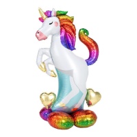 Globo gigante con base de unicornio de 83 x 139 cm - Anagram