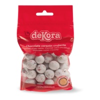 Bolas crispi de chocolate blanco mate - Dekora - 100 gr