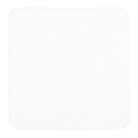 Alfombra de ducha antideslizante de 53 x 52,5 cm de goma blanco
