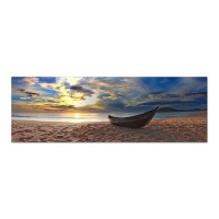 Lienzo playa puesta de sol de 1,80 x 0,60 m - DCasa