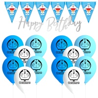 Pack de decoración para fiesta de Doraemon - 18 piezas