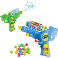 Pistola de agua con caramelos sabor a fruta de 15 gr