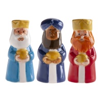 Figuras para roscón de Reyes Magos con regalos de 3 a 3,5 cm - 100 unidades
