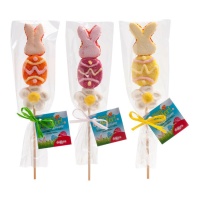 Brocheta de conejito de Pascua surtidas de 29 gr - Dekora - 1 unidad