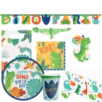 Pack de mesa de Dino Party - 51 piezas