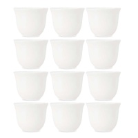 Vaso de 120 ml de porcelana - 12 unidades