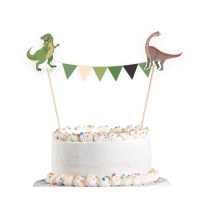 Topper para tarta de Dinosaurios Prehistóricos