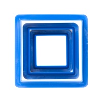 Cortadores cuadrados - Decora - 3 unidades