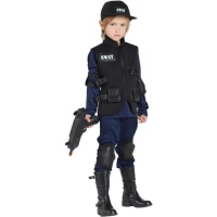 Disfraz de policía de asalto Swat infantil