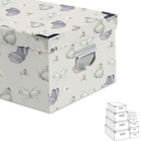 Caja rectangular mariposas - DCasa - 10 unidades