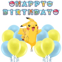 Decoración oficial de Pokémon para cumpleaños