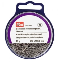 Alfileres de acero inoxidable de 26 x 0,53 mm - Prym - 15 g