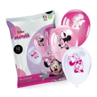 Globos de Minnie Mouse - PartyCube - 10 unidades