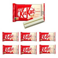 KitKat de chocolate blanco con galleta - Nestlé - 6 unidades