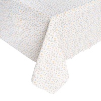 Mantel de tela de flores pequeñas de 2,00 x 1,45 m