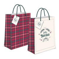 Bolsa regalo de 45 x 33 x 10 cm de Classic Christmas - 1 unidad