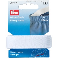 Cinta elástica de 2 cm de terciopelo - Prym - 1 m