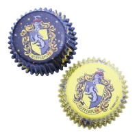 Cápsulas para cupcakes de Hufflepuff - 30 unidades