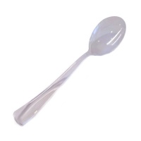 Cucharas de 13 cm de plástico transparente - 15 unidades