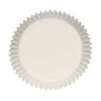 Cápsulas para cupcakes de color blanco - FunCakes - 500 unidades