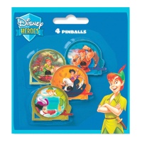 Juegos de pin-balls de personajes de Disney - 4 unidades