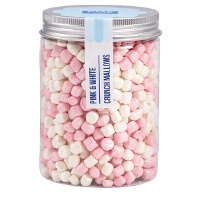 Sprinkles de nubes crujientes blanco y rosa perlado de 87 gr - PME