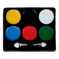 Paleta de maquillaje de colores surtidos