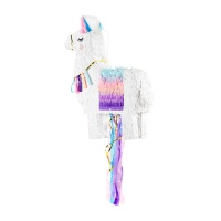 Piñata 3D de llama de 41 x 49,5 x 10 cm