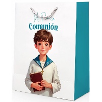 Bolsa de comunión de niño marinero de 32 x 26 x 12 cm