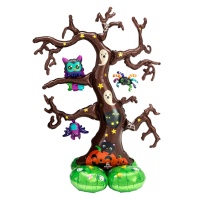 Globo gigante con base de árbol Hallooween de 111 x 157 cm - Anagram