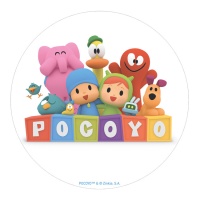 Oblea comestible de Pocoyo de 20 cm