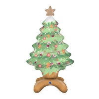 Globo de árbol de Navidad decorado de 79 x 77 x 24 cm - Grabo