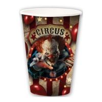 Vasos de Payaso asesino de 355 ml - 6 unidades