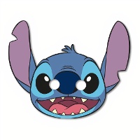 Caretas de Stitch y Angel - 6 unidades