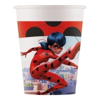 Vasos de Ladybug en acción de 200 ml - 8 unidades