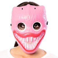 Máscara de Huggy Wuggy rosa