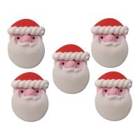 Figuras de azúcar de Papá Noel - Creative Party - 5 unidades