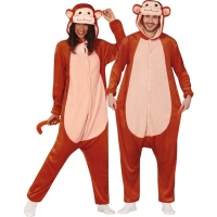 Disfraz de mono divertido para adulto