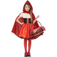 Disfraz de Caperucita roja de cuento para niña