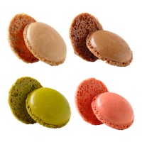 Macarons surtidos de 3,5 cm - Dekora - 160 unidades