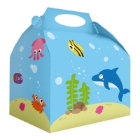 Caja de cartón de Animales marinos - 12 unidades